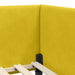 Cadru de pat colțar Altele cu headboard Galben 80 x 200 cm - WALTI WALTI