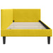 Cadru de pat colțar Altele cu headboard Galben 80 x 200 cm - WALTI WALTI