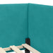 Cadru de pat colțar Altele cu headboard Turcoaz 80 x 200 cm - WALTI WALTI