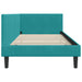 Cadru de pat colțar Altele cu headboard Turcoaz 80 x 200 cm - WALTI WALTI