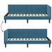 Cadru de pat colțar Altele cu headboard albastru 90 x 190 cm - WALTI WALTI