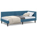 Cadru de pat colțar Altele cu headboard albastru 90 x 190 cm - WALTI WALTI