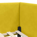 Cadru de pat colțar Altele cu headboard Galben 90 x 190 cm - WALTI WALTI