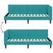 Cadru de pat colțar Altele cu headboard Turcoaz 90 x 190 cm - WALTI WALTI
