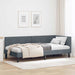 Cadru de pat colțar Altele cu headboard Gri închis 90 x 200 cm - WALTI WALTI