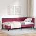 Cadru de pat colțar Altele cu headboard bordo 90 x 200 cm - WALTI WALTI