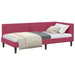 Cadru de pat colțar Altele cu headboard bordo 100 x 200 cm - WALTI WALTI