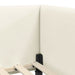 Cadru de pat colțar Altele cu headboard Crem 100 x 200 cm - WALTI WALTI