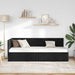 Cadru de pat colțar cu headboard Negru 80 cm x 200 cm Catifea - WALTI WALTI