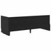 Cadru de pat colțar cu headboard Negru 80 cm x 200 cm Catifea - WALTI WALTI