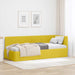 Cadru de pat colțar cu headboard Galben 80 cm x 200 cm Catifea - WALTI WALTI