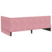 Cadru de pat colțar cu headboard Roz 100 cm x 200 cm Catifea - WALTI WALTI
