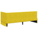 Cadru de pat colțar cu headboard Galben 80 cm x 200 cm Catifea - WALTI WALTI