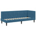 Cadru de pat colțar cu headboard albastru 80 x 200 cm Catifea - WALTI WALTI