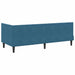 Cadru de pat colțar cu headboard albastru 80 x 200 cm Catifea - WALTI WALTI
