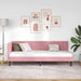 Cadru de pat colțar cu headboard Roz 80 x 200 cm Catifea - WALTI WALTI