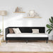 Cadru de pat colțar cu headboard Negru 80 x 200 cm Catifea - WALTI WALTI