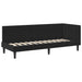 Cadru de pat colțar cu headboard Negru 80 x 200 cm Catifea - WALTI WALTI