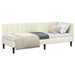 Cadru de pat colțar cu headboard Crem 80 x 200 cm Catifea - WALTI WALTI