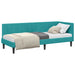 Cadru de pat colțar cu headboard Turcoaz 80 x 200 cm Catifea - WALTI WALTI