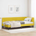 Cadru de pat colțar cu headboard Galben 90 x 190 cm Catifea - WALTI WALTI