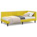Cadru de pat colțar cu headboard Galben 90 x 190 cm Catifea - WALTI WALTI