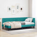 Cadru de pat colțar cu headboard Turcoaz 90 x 190 cm Catifea - WALTI WALTI