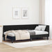 Cadru de pat colțar cu headboard Negru 90 x 200 cm Catifea - WALTI WALTI
