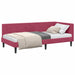 Cadru de pat colțar cu headboard bordo 100 x 200 cm Catifea - WALTI WALTI