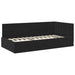 Cadru de pat colțar cu headboard Negru 90 cm x 200 cm Catifea - WALTI WALTI