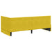 Cadru de pat colțar cu headboard Galben 90 cm x 200 cm Catifea - WALTI WALTI