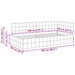Cadru de pat colțar cu headboard Galben 90 cm x 200 cm Catifea - WALTI WALTI
