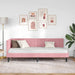 Cadru de pat colțar cu headboard Roz 80 cm x 200 cm Catifea - WALTI WALTI