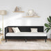 Cadru de pat colțar cu headboard Negru 80 cm x 200 cm Catifea - WALTI WALTI