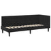 Cadru de pat colțar cu headboard Negru 80 cm x 200 cm Catifea - WALTI WALTI