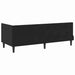 Cadru de pat colțar cu headboard Negru 80 cm x 200 cm Catifea - WALTI WALTI