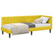 Cadru de pat colțar cu headboard Galben 80 cm x 200 cm Catifea - WALTI WALTI