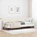 Cadru de pat colțar cu headboard Crem 80 cm x 200 cm Catifea - WALTI WALTI