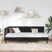 Cadru de pat colțar cu headboard Negru 90 cm x 200 cm Catifea - WALTI WALTI