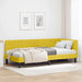 Cadru de pat colțar cu headboard Galben 90 cm x 200 cm Catifea - WALTI WALTI