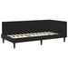 Cadru de pat colțar cu headboard Negru 100 cm x 200 cm Catifea - WALTI WALTI