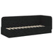 Cadru de pat colțar cu headboard Negru 80 x 200 cm țesătură - WALTI WALTI