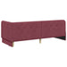 Cadru de pat colțar cu headboard Roșu Vin 80 x 200 cm țesătură - WALTI WALTI