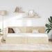 Cadru de pat colțar cu headboard Crem 80 x 200 cm țesătură - WALTI WALTI