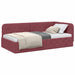 Cadru de pat colțar cu headboard Roșu Vin 90 x 200 cm țesătură - WALTI WALTI