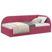 Cadru de pat colțar cu headboard bordo 80 x 200 cm Catifea - WALTI WALTI