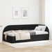 Cadru de pat colțar cu headboard Negru 80 x 200 cm Catifea - WALTI WALTI
