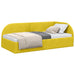 Cadru de pat colțar cu headboard Galben 80 cm x 200 cm Catifea - WALTI WALTI