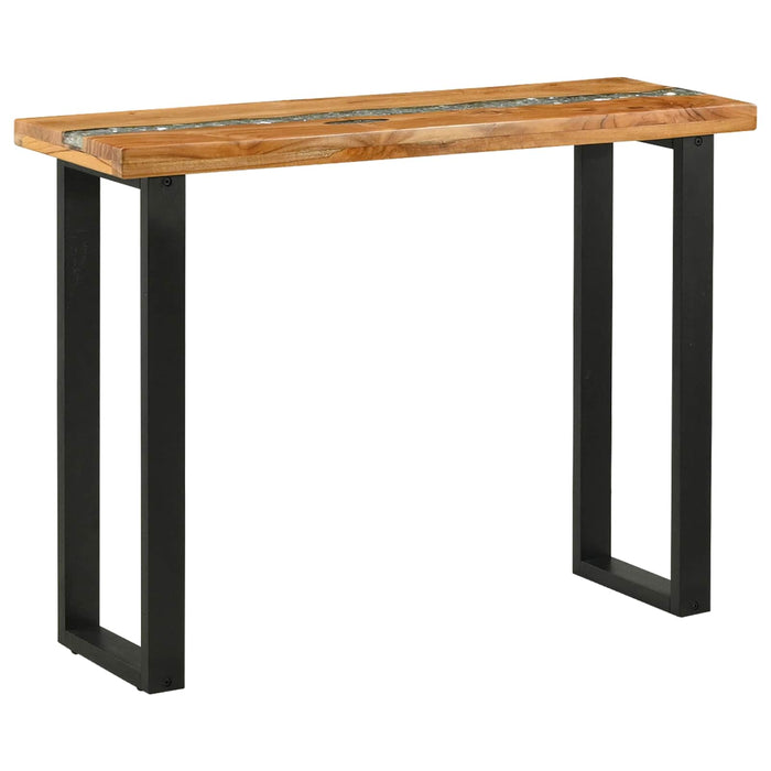 Masă de consolă Maro 100 x 35 x 75 cm Lemn solid de tec - WALTI WALTI