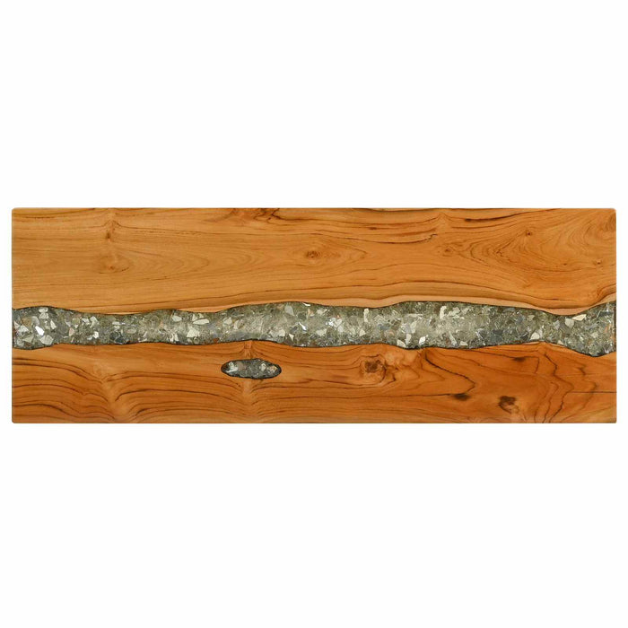 Masă de consolă Maro 100 x 35 x 75 cm Lemn solid de tec - WALTI WALTI